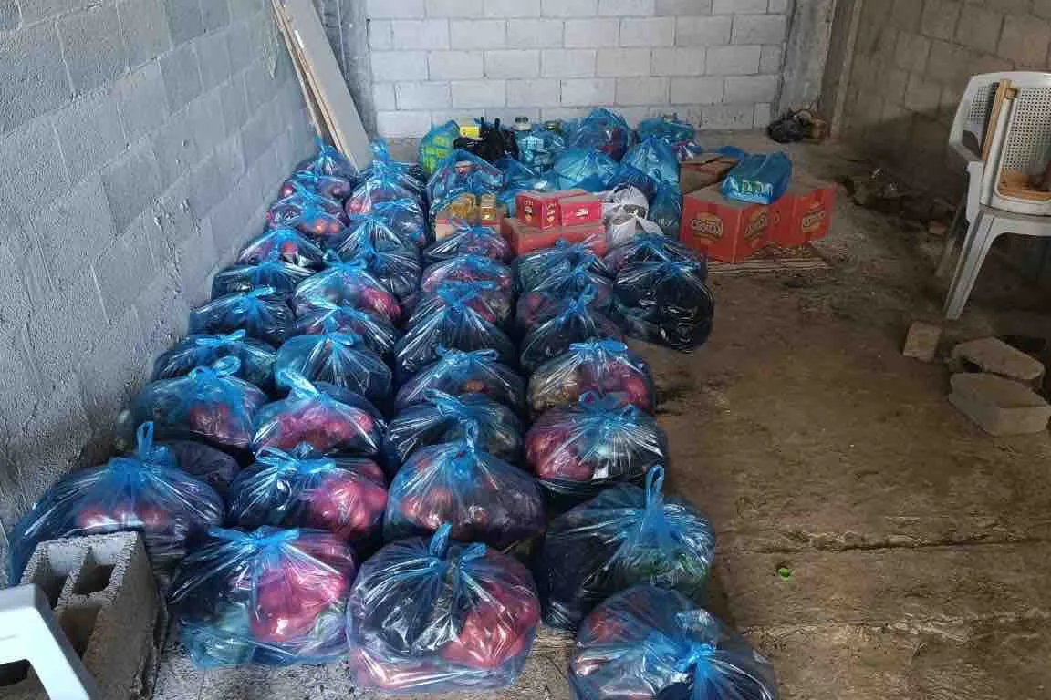 حملة توزيع الخضروات والفواكه